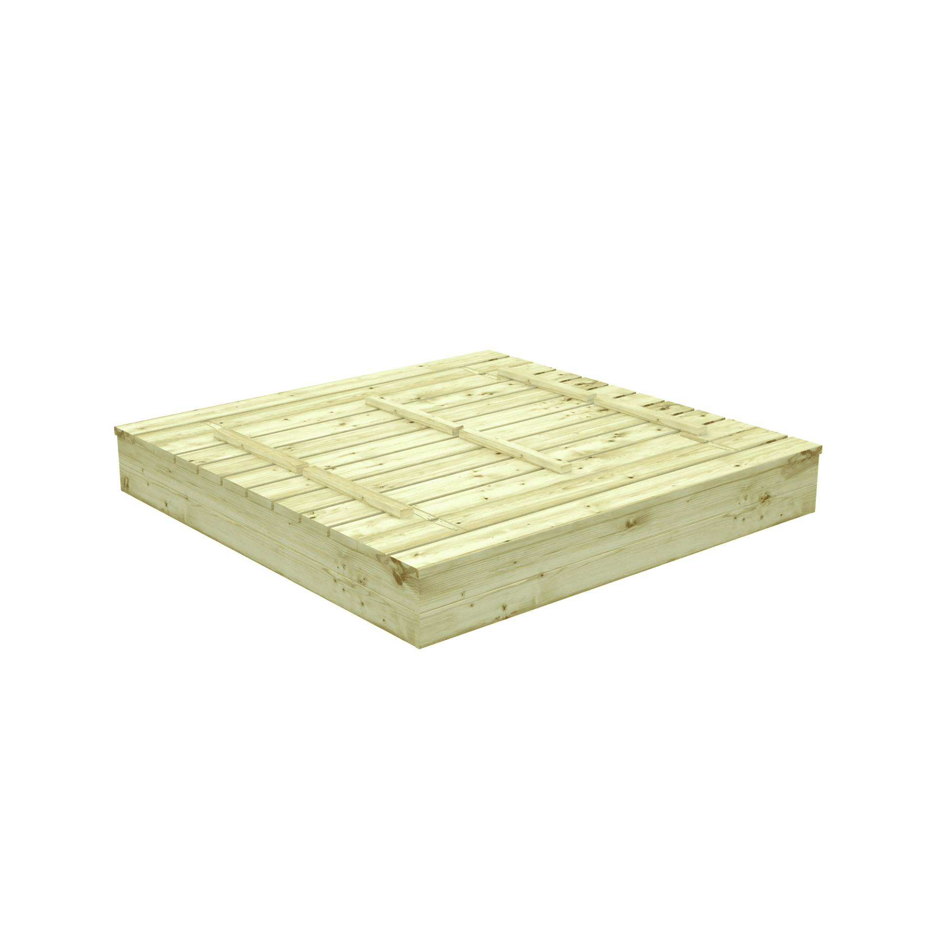 Koka smilšu kaste  „Dana“ ar ģeotekstila paklāju un 400kg smiltīm, 157 x 157 cm