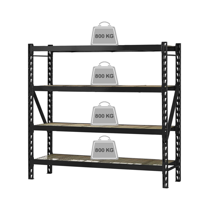 Uzglabāšanas plaukts - plaukts 183x196x61 cm, 800 kg