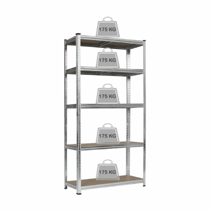 Metāla plaukts – stelāža, 180x90x40cm, 175kg