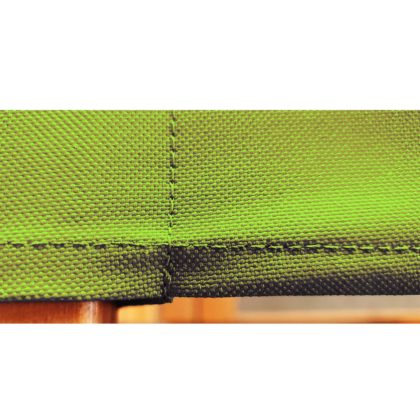 Impregnēta koka smilšu kaste ar zaļu jumtiņu, 140x140 cm