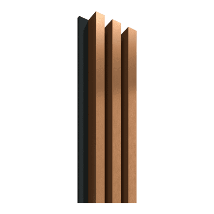 Akustiskie lineārie sienu paneļi, 265 x 17,2 cm, copper
