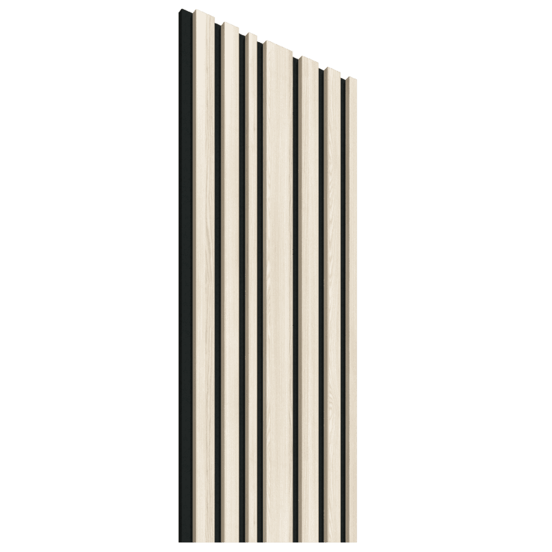 Akustiskie lineārie sienu paneļi, 265x30cm, ash