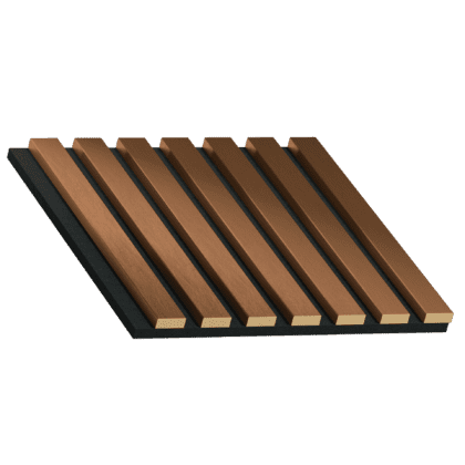 Akustiskie lineārie sienu paneļi, 30x30x2cm, copper