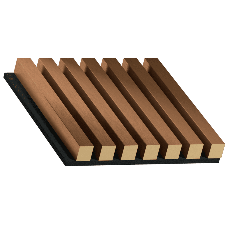 Akustiskie lineārie sienu paneļi, 30x30x4cm, copper