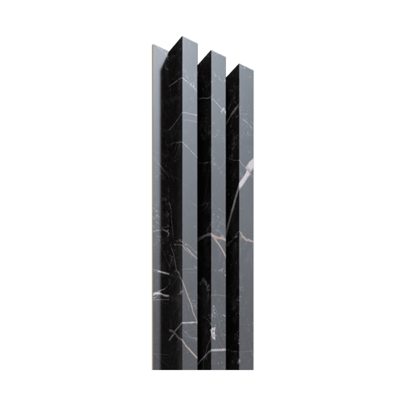 Lineārie sienu paneļi, 275 x 17,2 cm, black marble