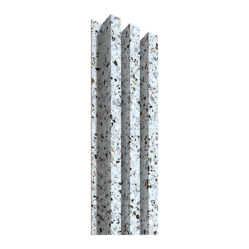Lineārie sienu paneļi, 275 x 17,2 cm, terrazzo