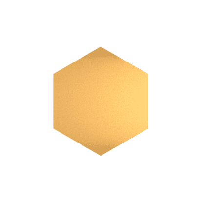 Sienu dekors “Hexagon”, 30x30cm, gold