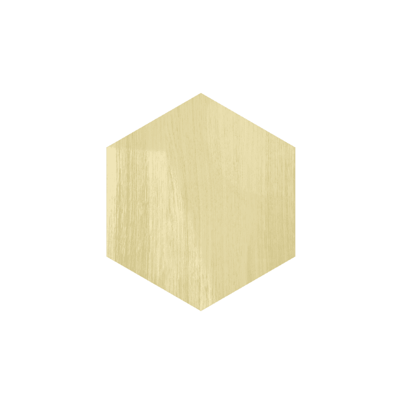 Sienu dekors “Hexagon”, 30x30cm, oak flader