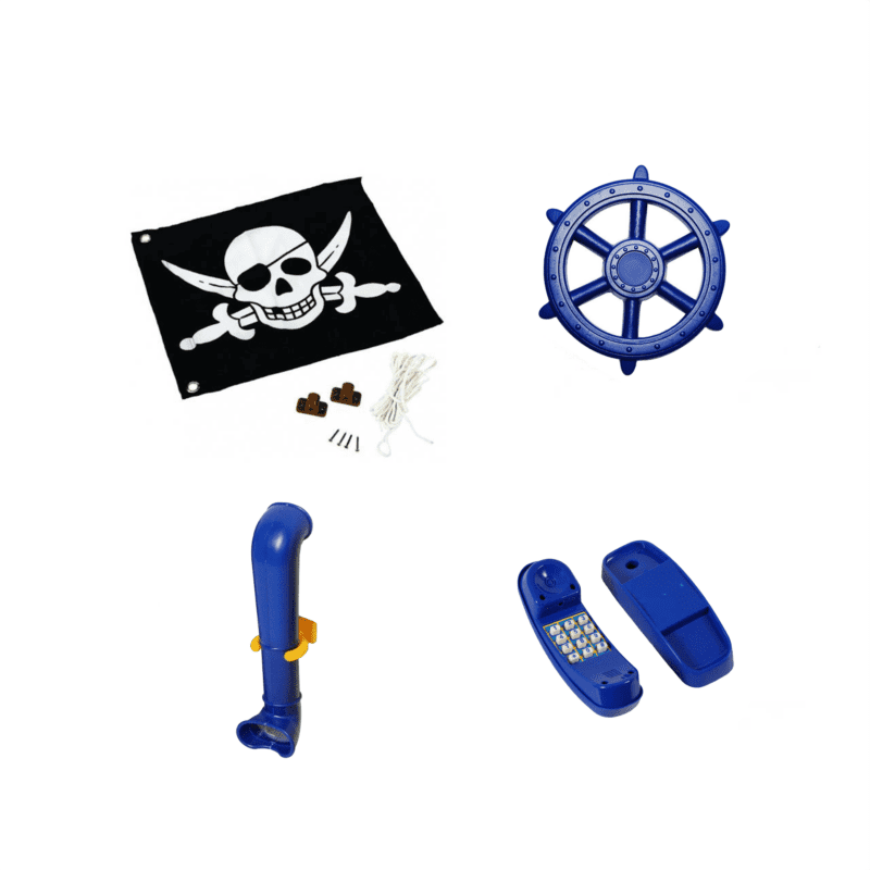 Rotaļlietu komplekts “Pirātu Kuģis”, zilā krasā