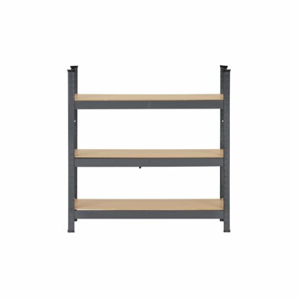 Metāla plaukts - stelāža, 180x90x40 cm, 175 kg, pelēks - Image 5