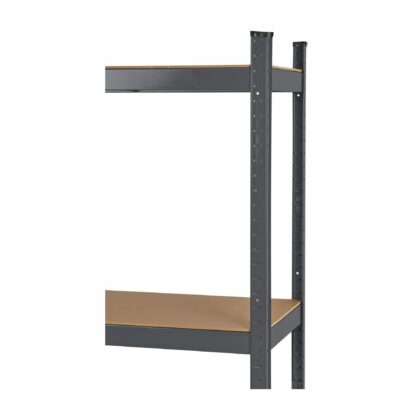 Metāla plaukts - stelāža, 180x90x40 cm, 175 kg, pelēks - Image 6