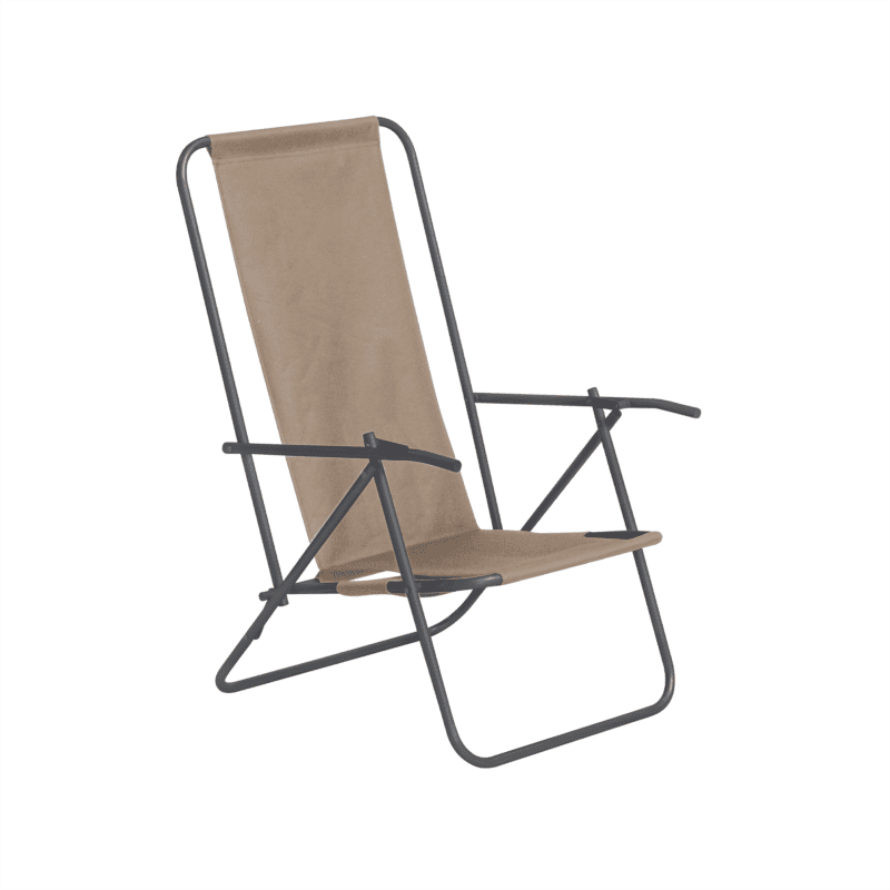 Saliekams pludmales krēsls "Kāpa", smilšu krāsā