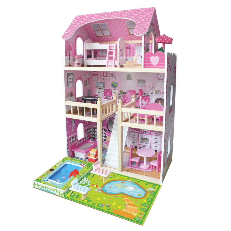 Koka leļļu namiņš “Emma”