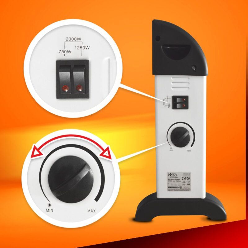 Elektriskais konvekcijas sildītājs 2000 W