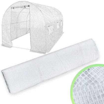 Armēta plēve siltumnīcām, 2 x 4,5 m, balta
