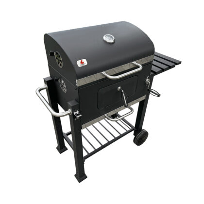 Ogļu grils, 113,5 x 50 x 107 cm, ar čuguna režģi