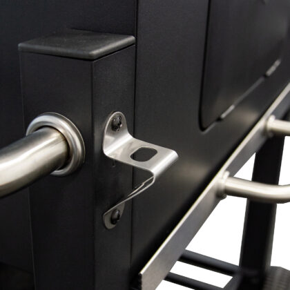 Ogļu grils, 113,5 x 50 x 107 cm, ar čuguna režģi - Image 7