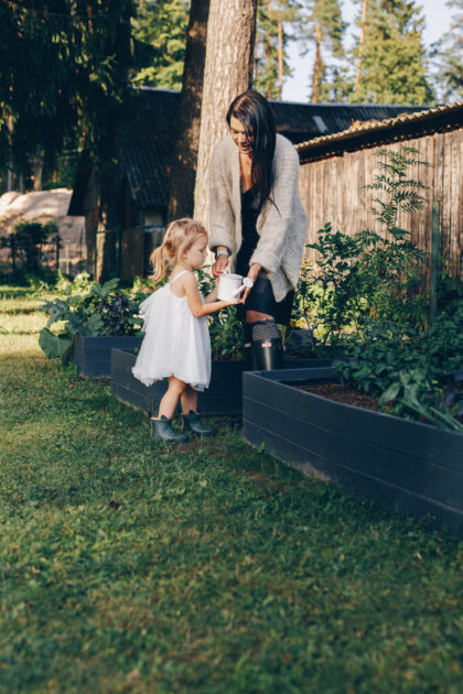 Paaugstināta dārza dobe no koka 80x80x27cm, melna - Image 10