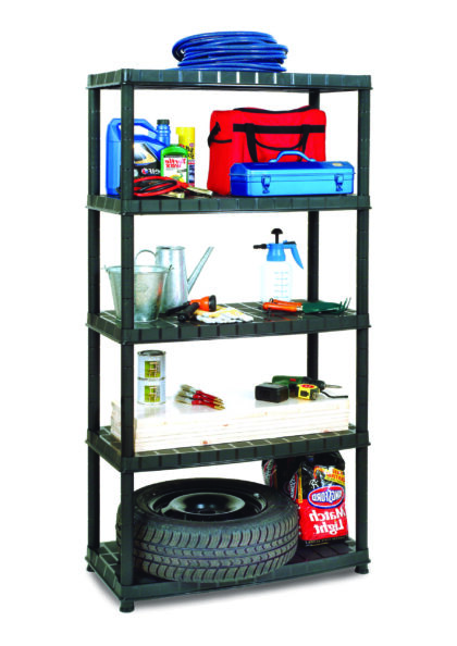 Uzglabāšanas plaukts – stelāža, 185 x 91,5 x 45,7 cm, 70 kg, melns - Image 4