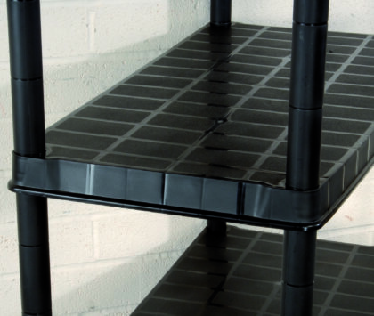 Uzglabāšanas plaukts – stelāža, 185 x 91,5 x 45,7 cm, 70 kg, melns - Image 7