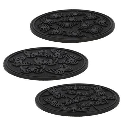 Āra gumijas flīzes ar dekoratīvu tauriņu rakstu - Image 4