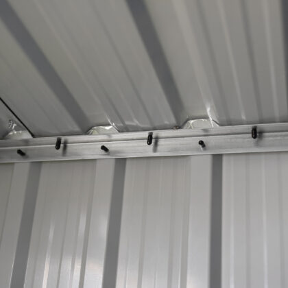 Metāla šķūnītis “Ūpis” ar malkas nodalījumu, 10 m2 - Image 11