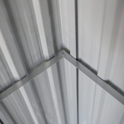 Metāla šķūnītis “Ūpis” ar malkas nodalījumu, 10 m2 - Image 14