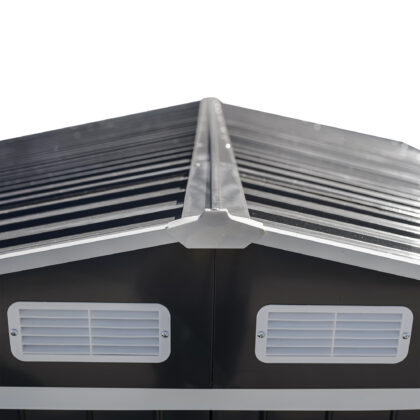 Metāla šķūnītis “Ūpis” ar malkas nodalījumu, 10 m2 - Image 7