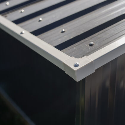 Metāla šķūnītis “Ūpis” ar malkas nodalījumu, 10 m2 - Image 18