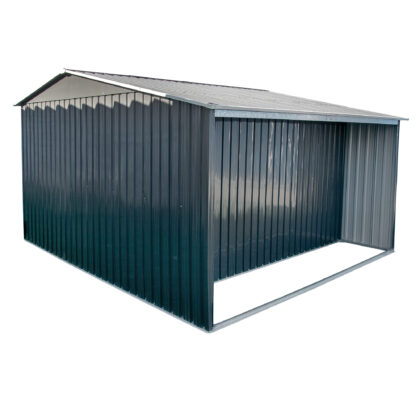 Metāla šķūnītis “Ūpis” ar malkas nodalījumu, 10 m2 - Image 5