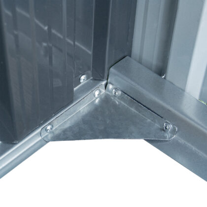 Metāla šķūnītis “Ūpis” ar malkas nodalījumu, 10 m2 - Image 21