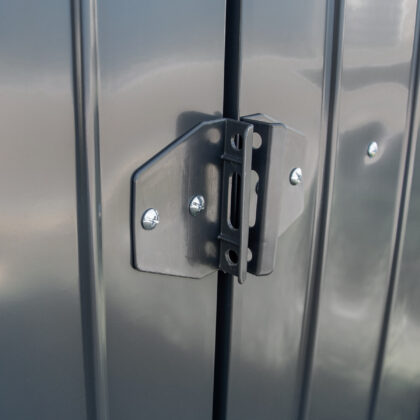 Metāla šķūnītis “Ūpis” ar malkas nodalījumu, 10 m2 - Image 9