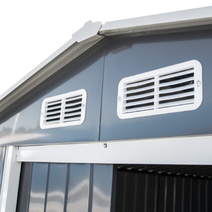 Metāla šķūnītis “Ūpis” ar malkas nodalījumu, 10 m2 - Image 29