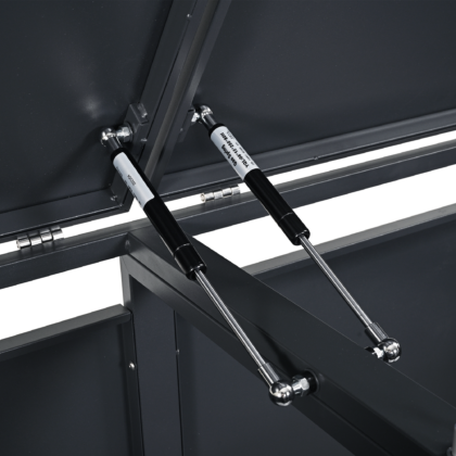 Metāla divvietīga atkritumu konteineru nojume - Image 13