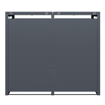 Metāla divvietīga atkritumu konteineru nojume - Image 9