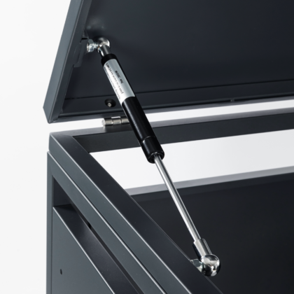 Metāla vienvietīga atkritumu konteinera nojume - Image 17