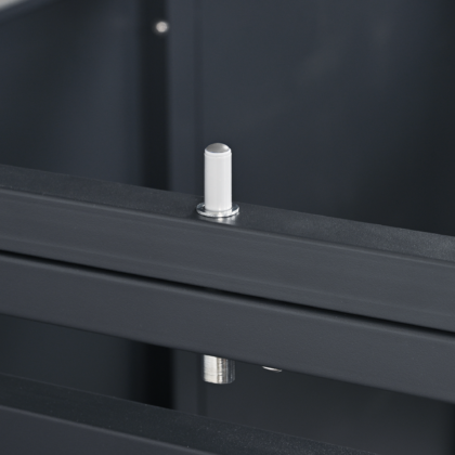 Metāla vienvietīga atkritumu konteinera nojume - Image 22