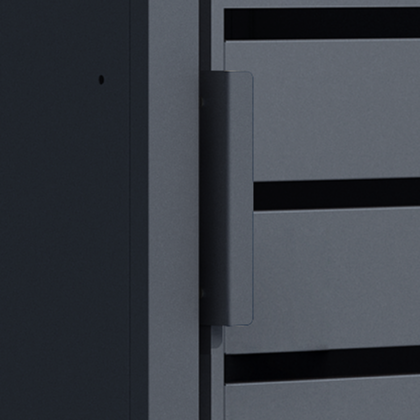 Metāla vienvietīga atkritumu konteinera nojume - Image 25