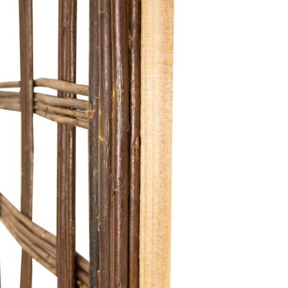 Dekoratīvais žogs, 180×90 cm, brūns - Image 7