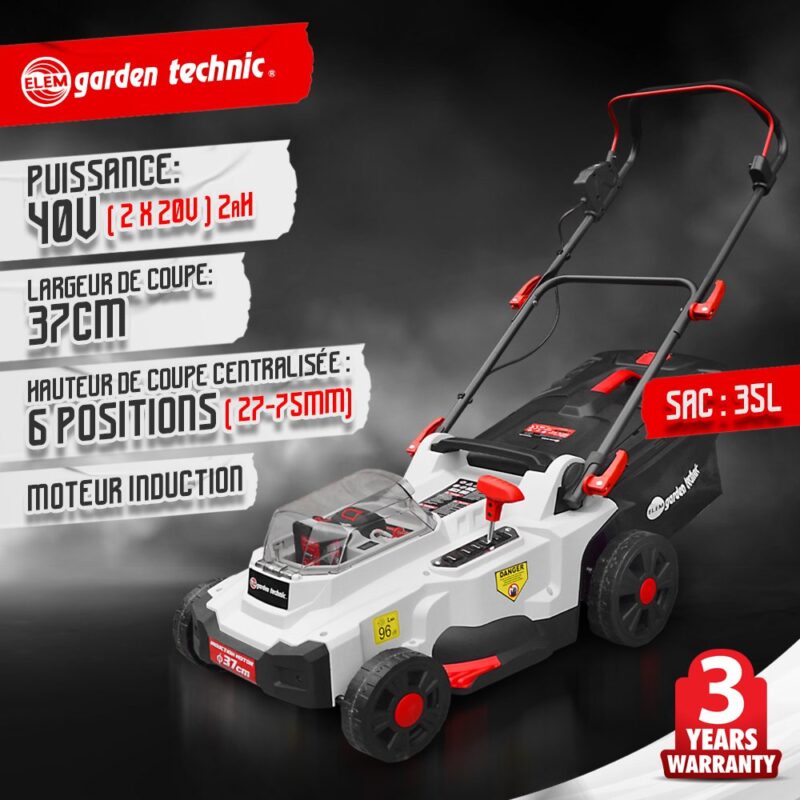 Bezvadu zāles pļāvējs 40V (2X20V) litija