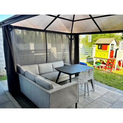 Āra lapene "Samanta", 3 x 4 m, ar aizkariem - Image 2