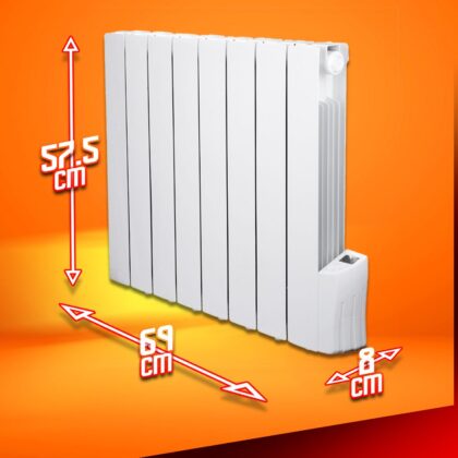 1200W-8 šūnu šķidruma inerces radiators