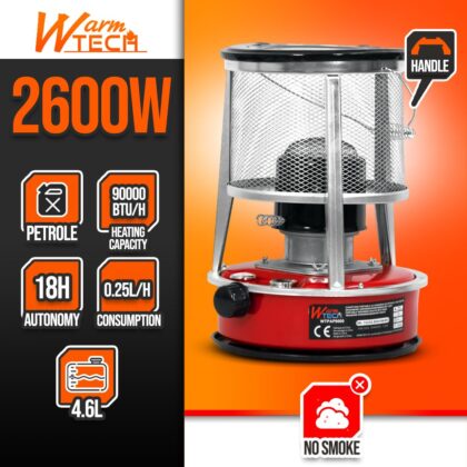 Petrolejas sildītājs Warmtech, 4,6 l - Image 5
