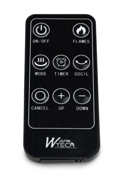 Elektriskais pie sienas stiprināms sildītājs, 2000 W, melns - Image 2