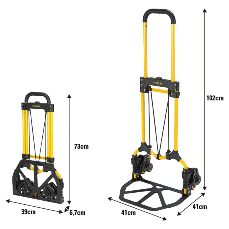 STANLEY FT584 Saliekamais kāpņu kāpšanas pacēlājs 30/60 kg