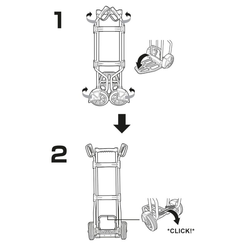 STANLEY FT591 rokas ratiņi 270 kg