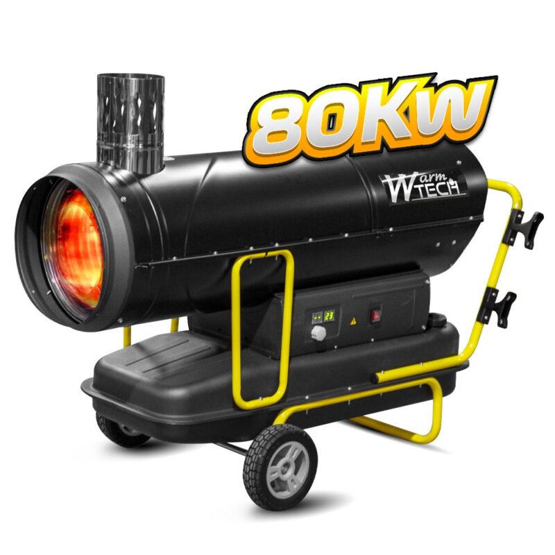 Dīzeļdegvielas sildītājs Warmtech, 80 kW