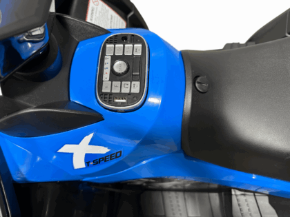 Bērnu elektriskais kvadracikls, zils - Image 14