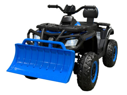 Vaikiškas elektrinis keturratis, mėlynas