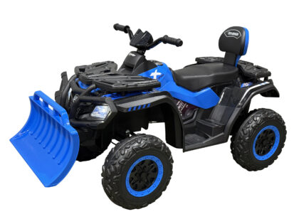 Vaikiškas elektrinis keturratis, mėlynas